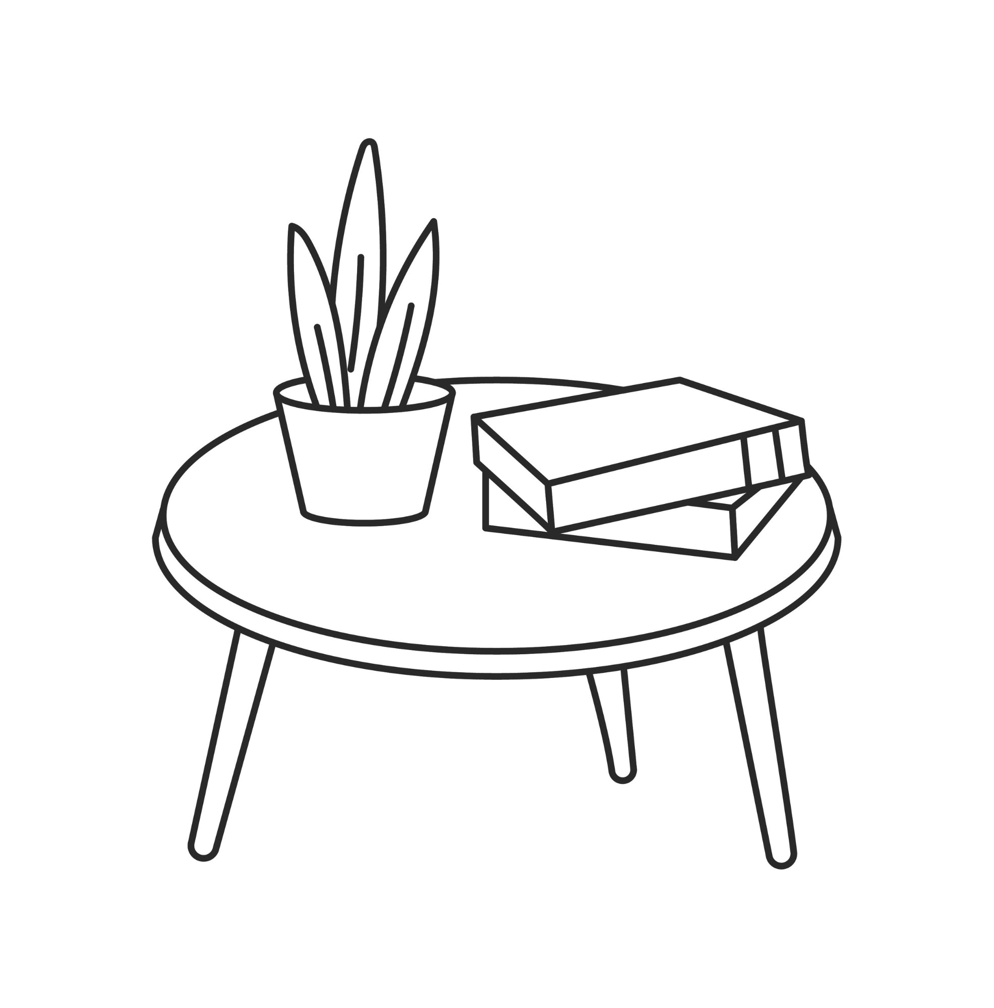 Color Time! Around The House: A Simple and Cozy Coloring Book