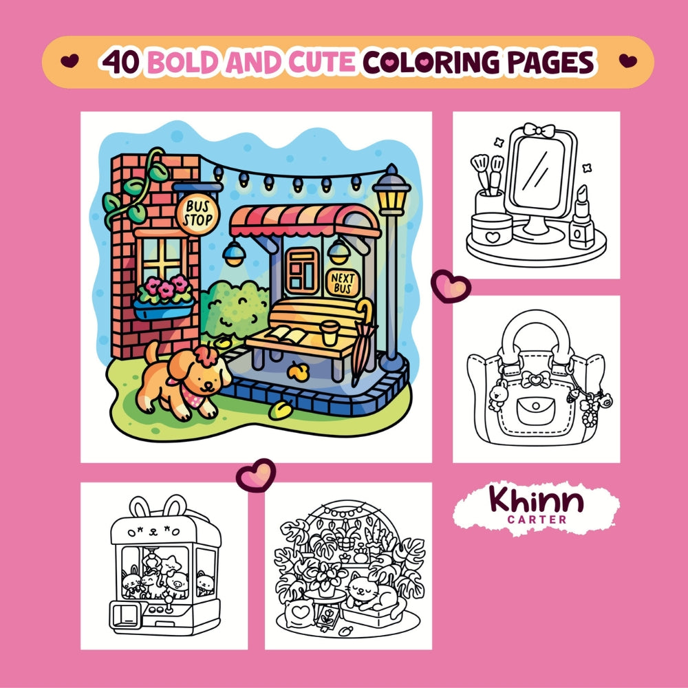 Too Cute: Adorable Coloring Book (Digital Version)