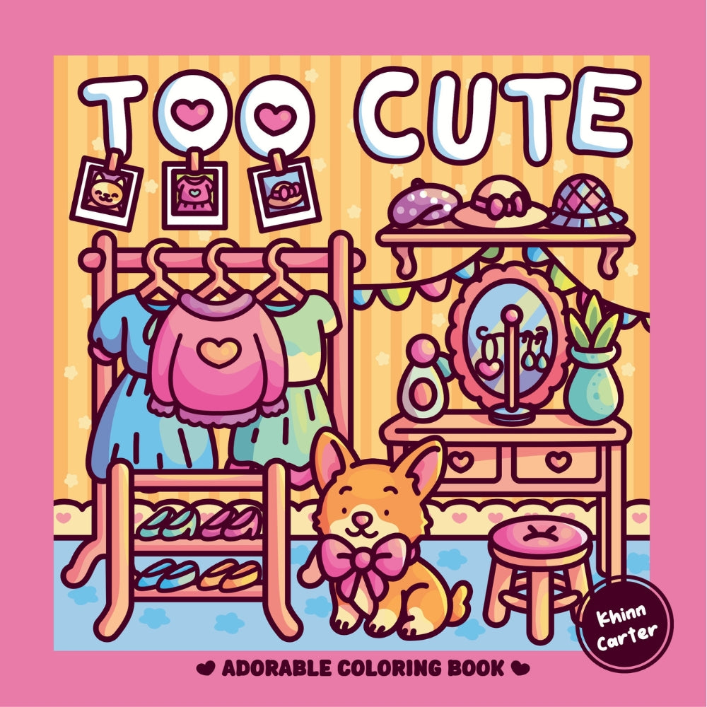 Too Cute: Adorable Coloring Book (Digital Version)