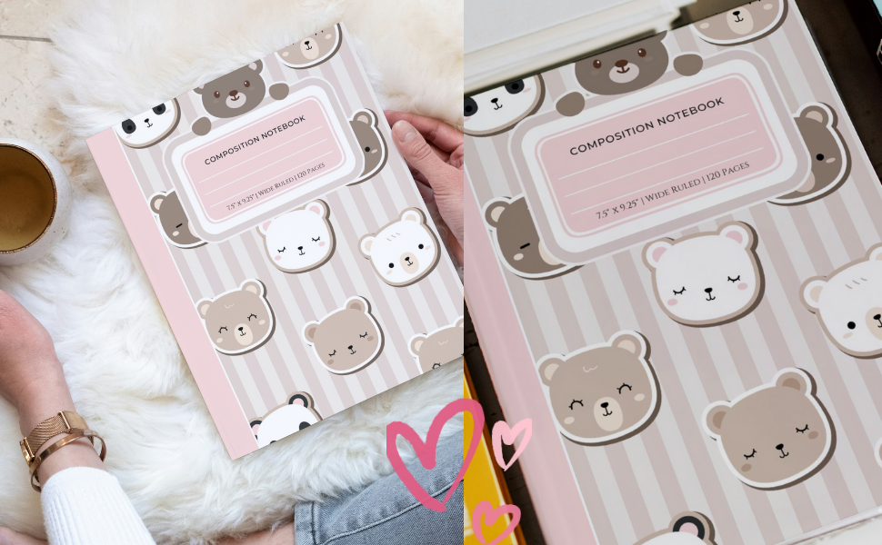 The Beary Cute Composition Notebook