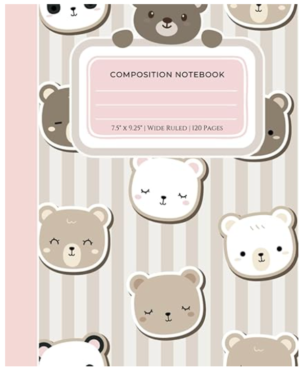 The Beary Cute Composition Notebook